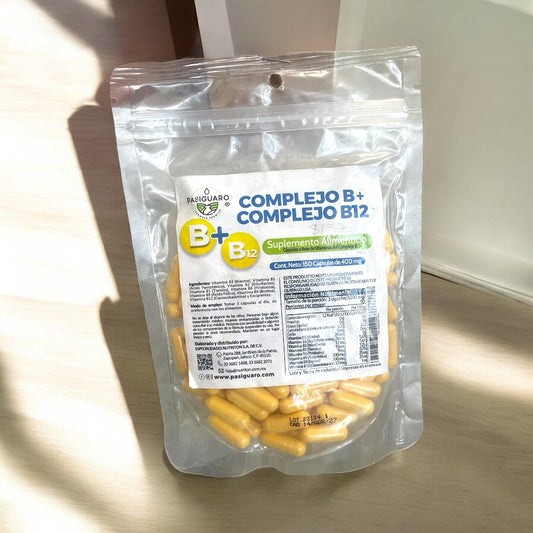 Capsulas de Completo B + Complejo B12 - Pasiguaro