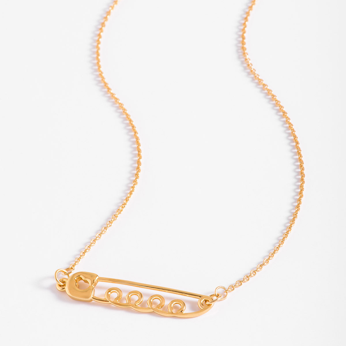 Collar de oro de 18k con clip para dijes personalizable NICE