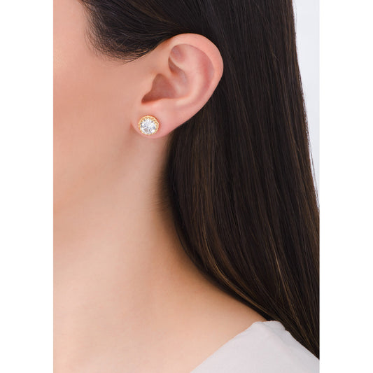 Pendientes Diamonice Cristal Oro 18k NICE